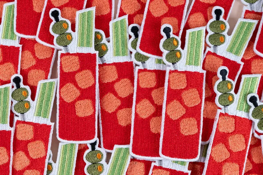Field Trip Threads - Bloody Mary Iron-On PatchSummer, Bachelorette, Cocktail Bars