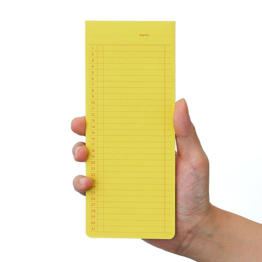 Hightide USA - Sticky Memo Pad Monthly: Pink
