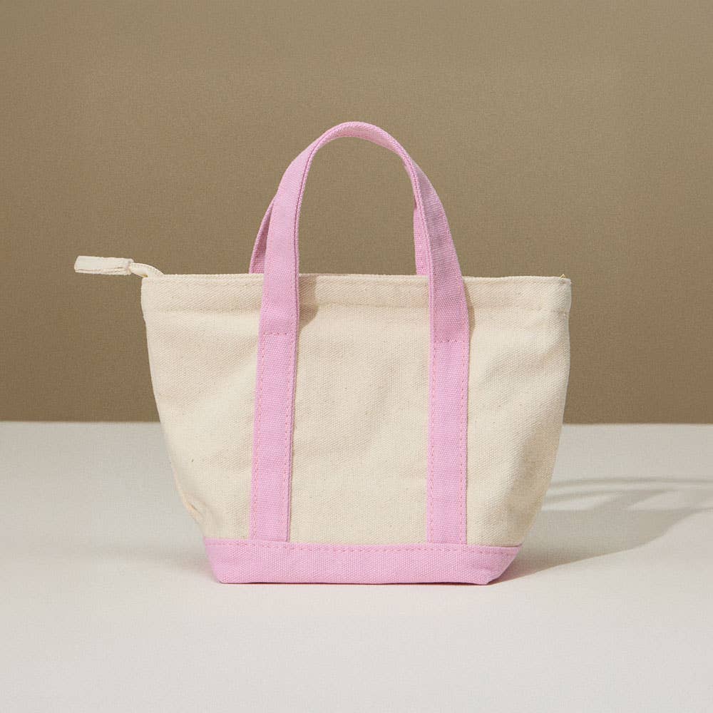 Sensibling Corp. - Mini Multi Purpose Compact Canvas Tote Bag
: Red