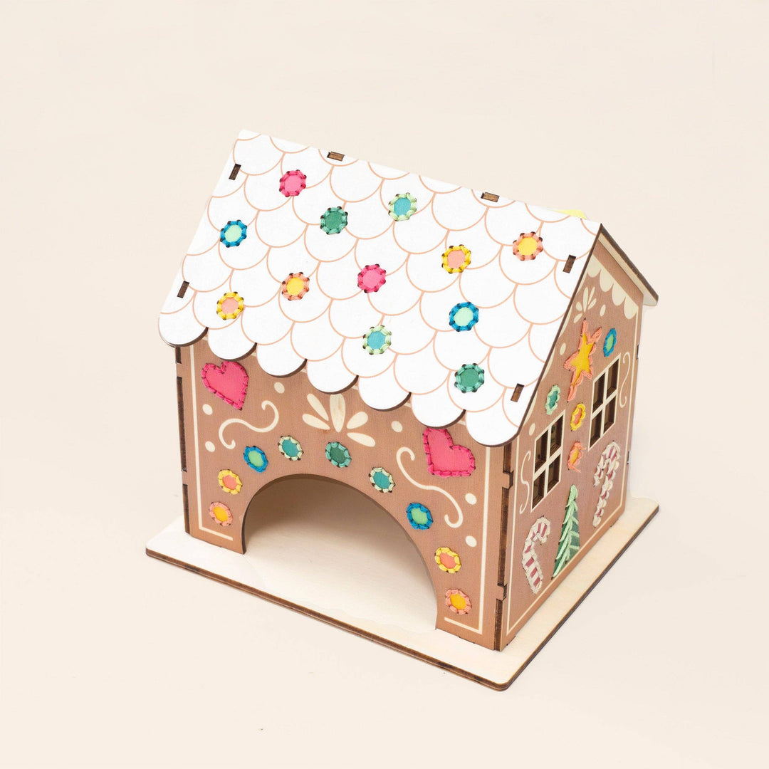 Cotton Twist (WE PREPAY ALL USA DUTIES) - Stitch & Build Gingerbread House Kit