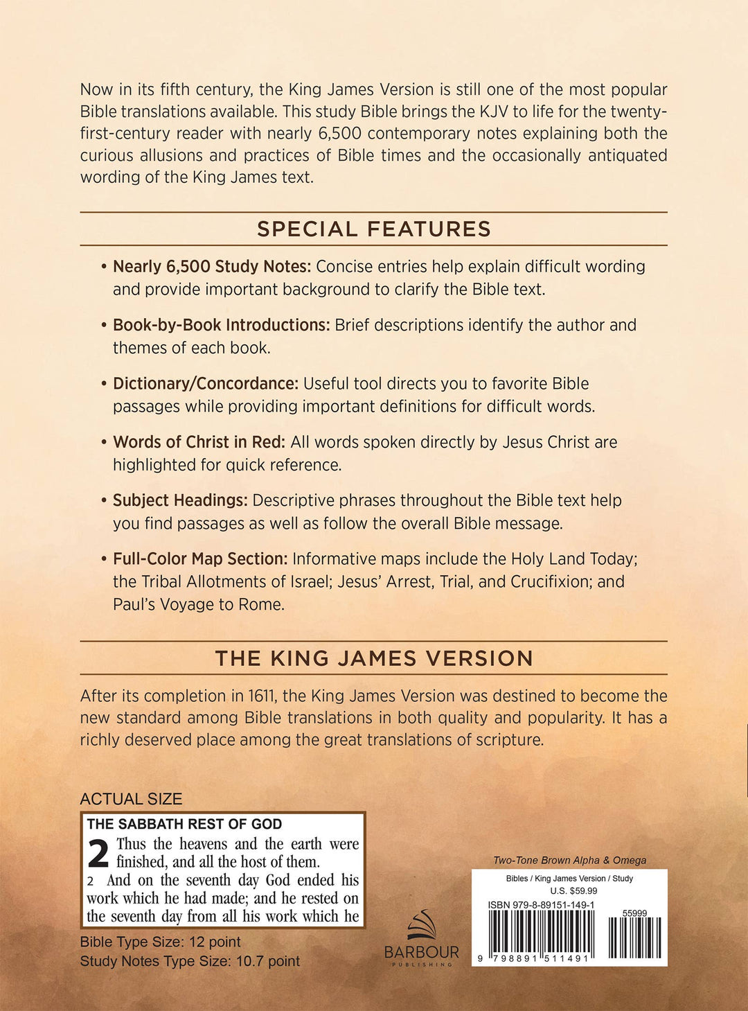 Barbour Publishing, Inc. - The KJV Study Bible, Large Print (Indexed) [Two-Tone Brown]