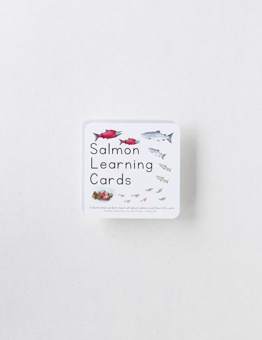 Tiny Nest Studio - Salmon Life Cycle Learning Cards