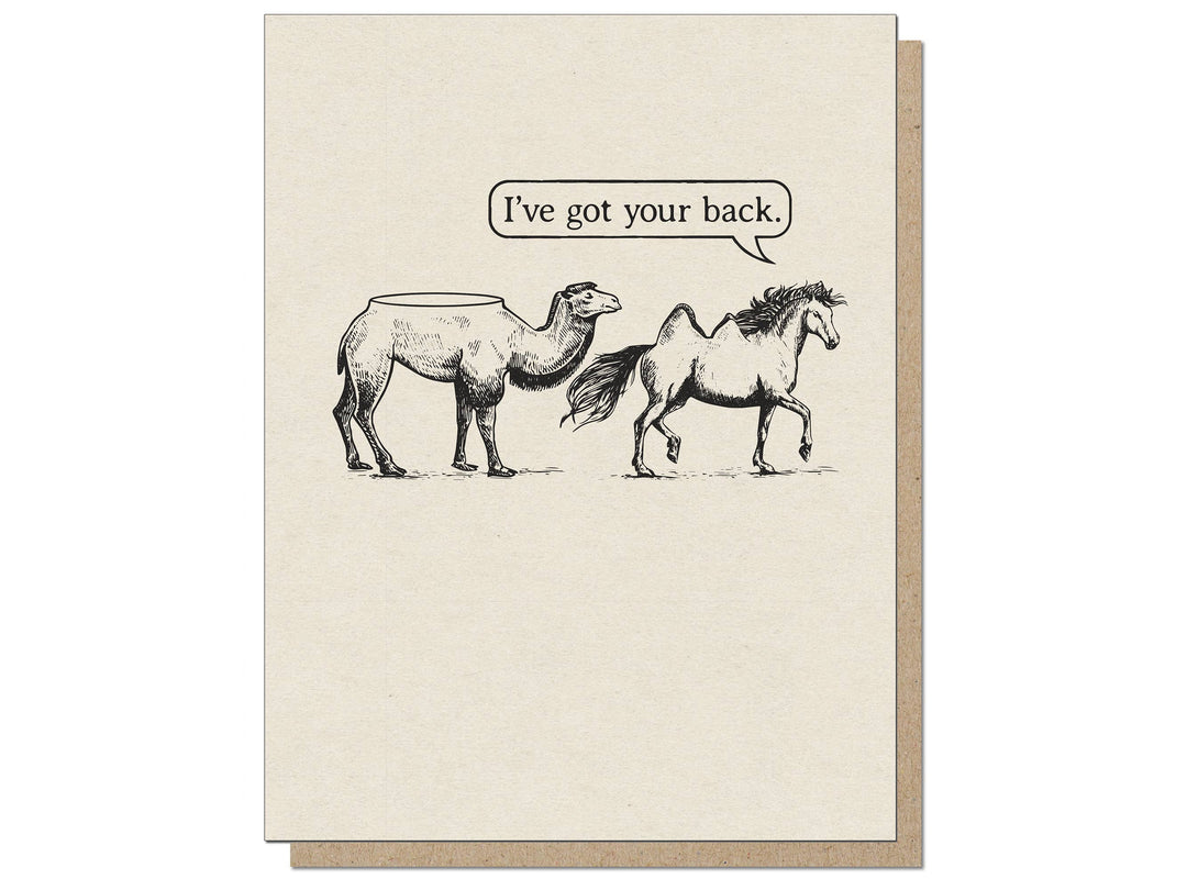 Guttersnipe Press Greetings - Got Your Back Card