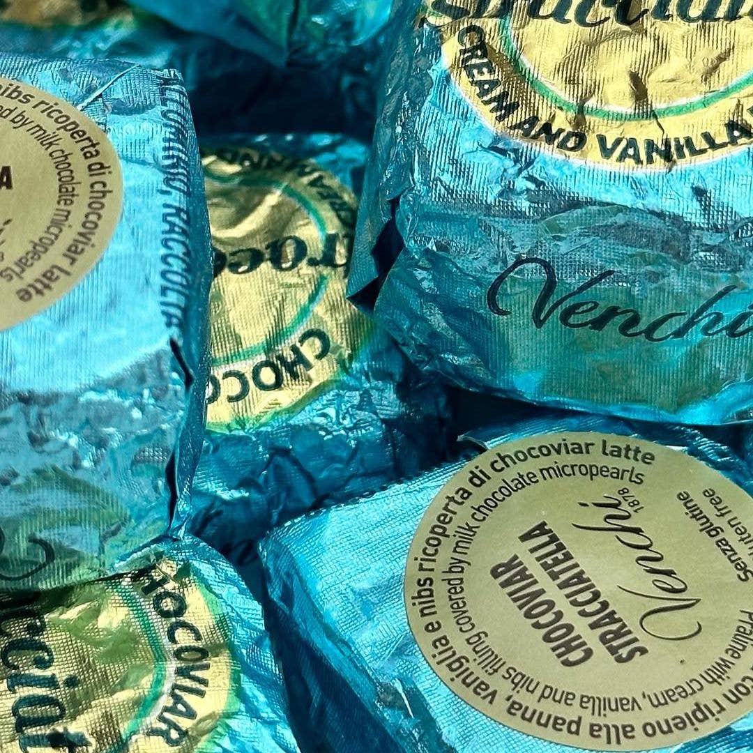 Venchi - Stracciatella Cream Filled Milk Chocolate - Italian Gourmet