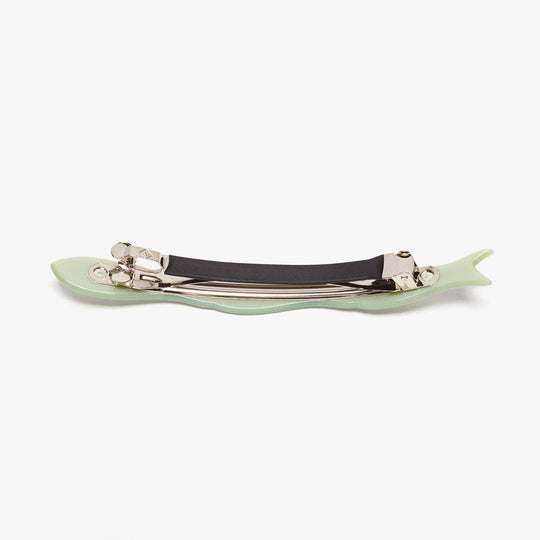 WINONA IRENE - Jade Fish French Barrette - Green Fish Hair Clip Accessory