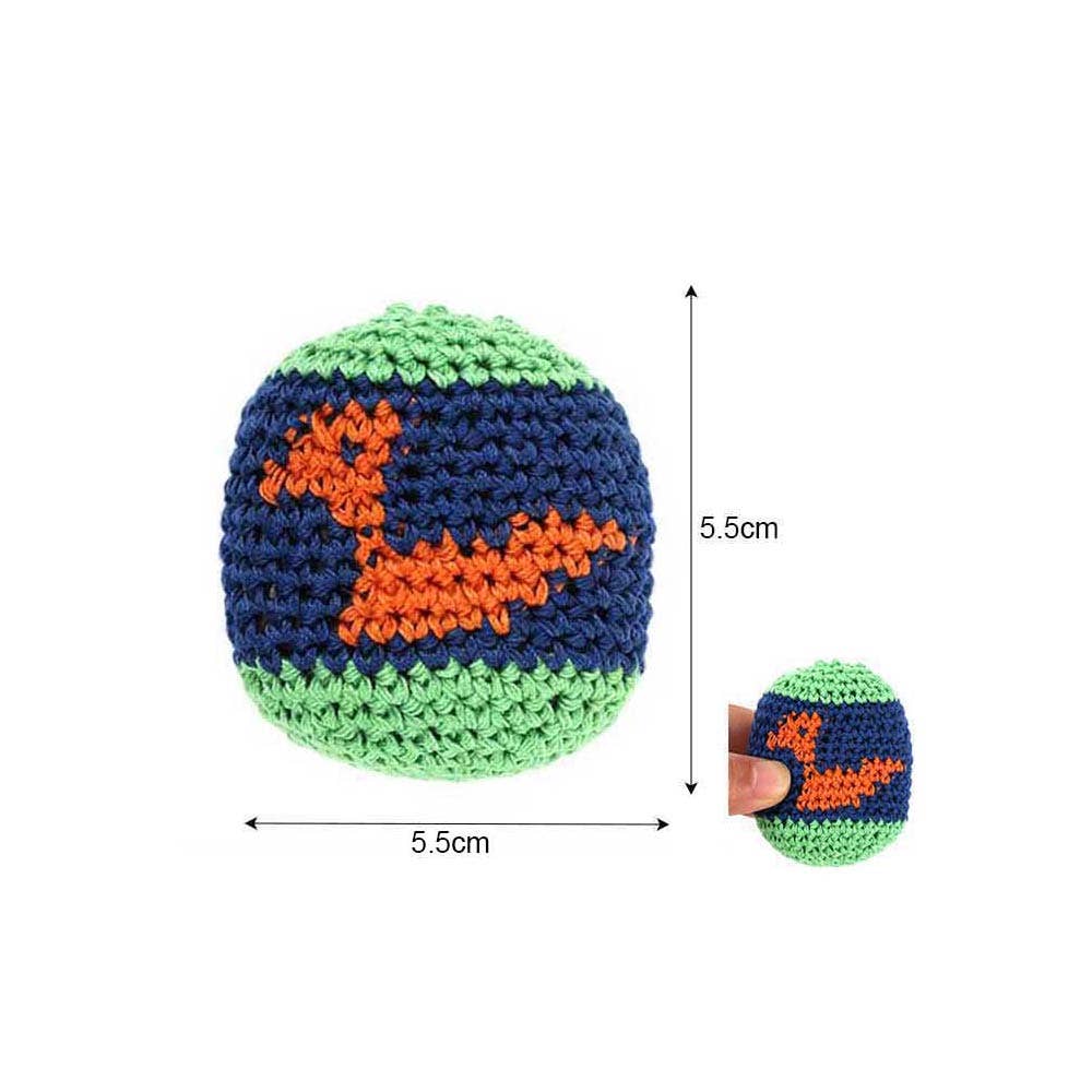 Sensibling Corp. - 12PCS - Crochet Hacky Sack Toy Balls