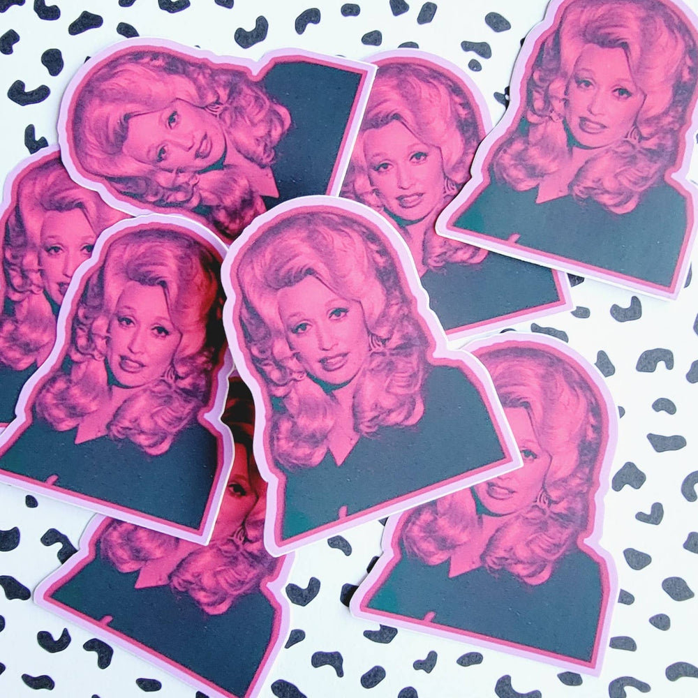 TEAM JEMINI DESIGNS - MULTI-COLORED DOLLY STICKER: PINK
