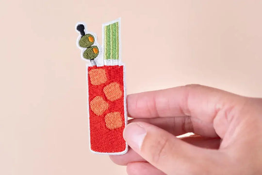 Field Trip Threads - Bloody Mary Iron-On PatchSummer, Bachelorette, Cocktail Bars