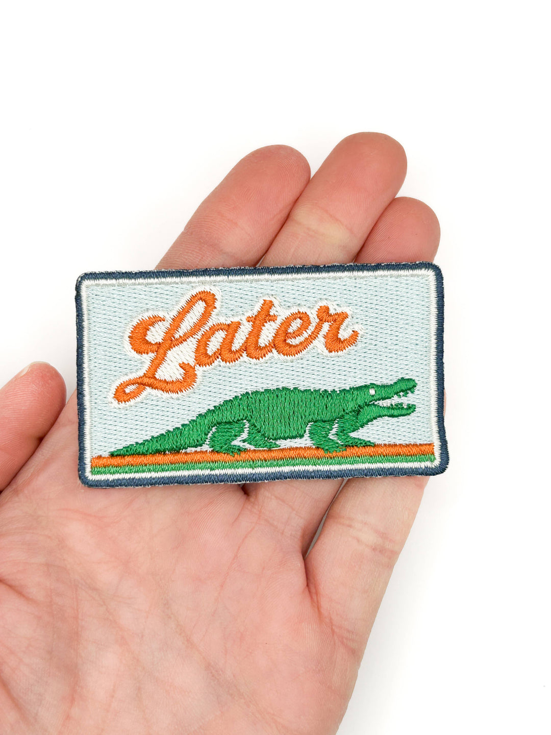Field Trip Threads - Later Gator Embroidered Patch – Alligator Patch, Southern
