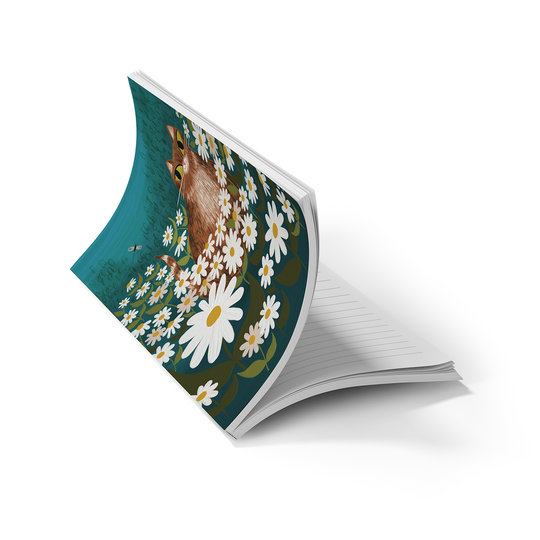 Denik - Daisy Cat Classic Layflat Notebook Journal LFC2657L