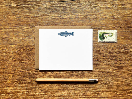 Noteworthy Paper & Press - Trout Flat Notes (Boxed Set of 8)