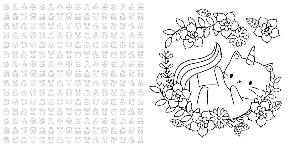 Hachette Book Group - I Heart Kawaii Coloring Book
