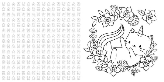 Hachette Book Group - I Heart Kawaii Coloring Book