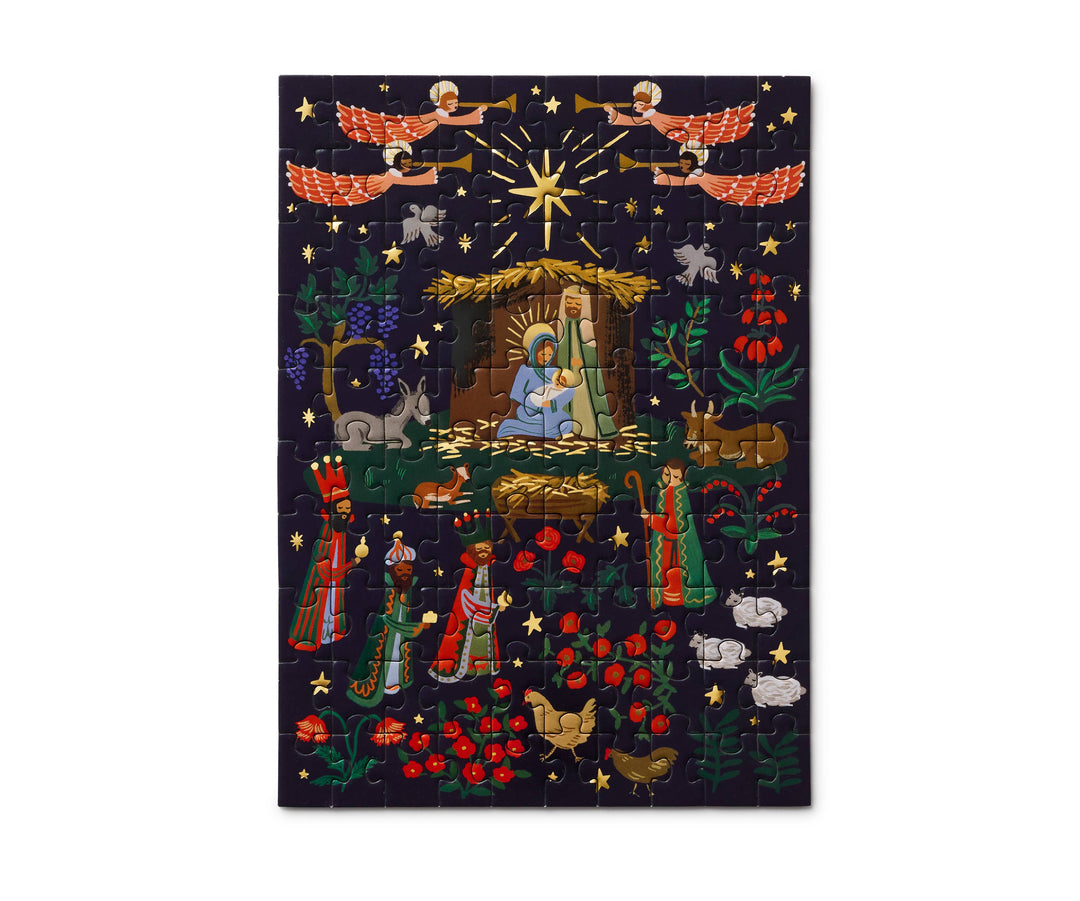 Rifle Paper Co. - Nativity Mini Jigsaw Puzzle