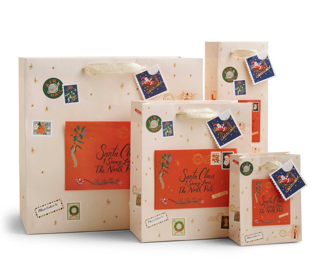 Rifle Paper Co. - Letters to Santa Gift Bag: Small