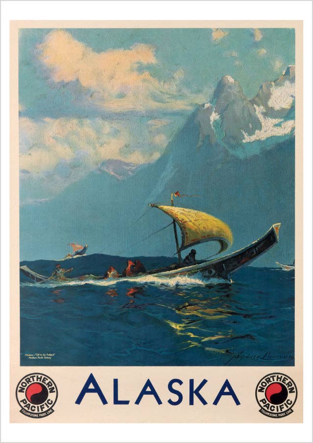 Pomegranate - Sydney Laurence: Alaska / Northern Pacific Postcard