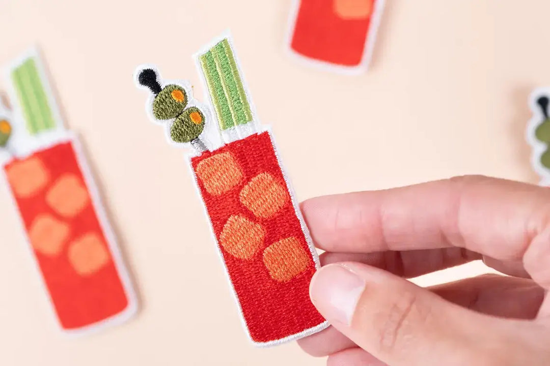 Field Trip Threads - Bloody Mary Iron-On PatchSummer, Bachelorette, Cocktail Bars