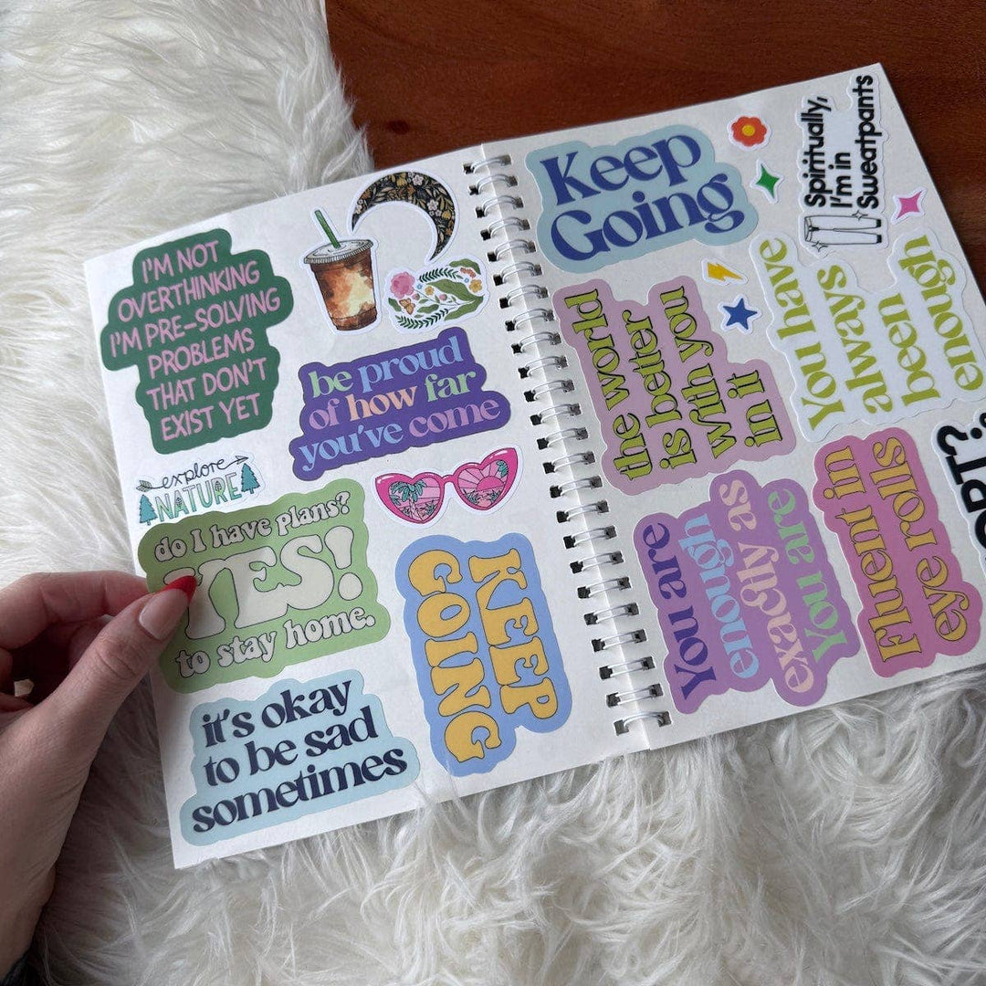Big Moods - The Unused Sticker Book - Yellow