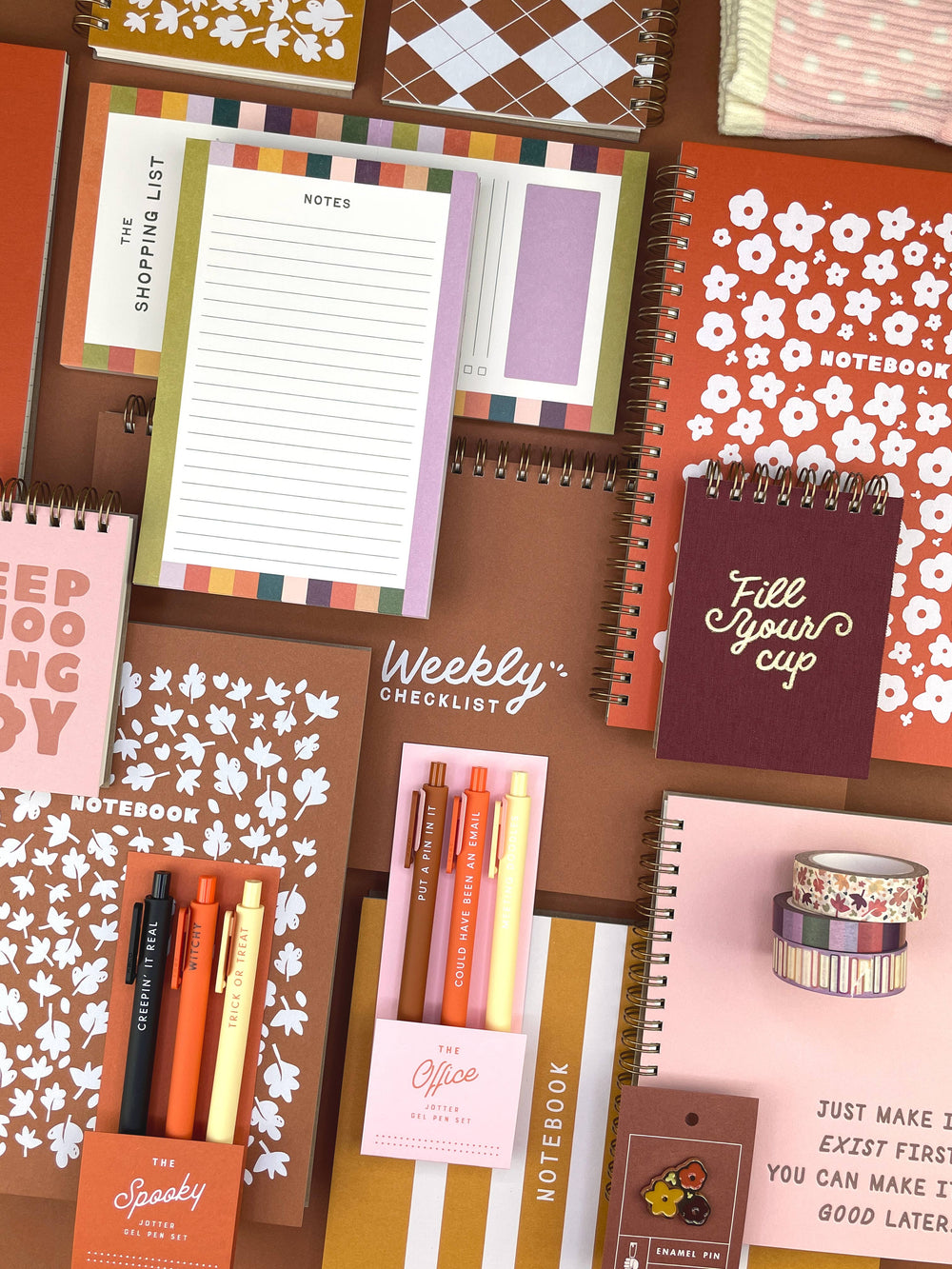 Ruff House Print Shop - The Spooky Jotter Gel Pen: Set of 3