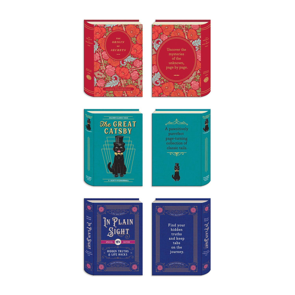 Chronicle Books - Vintage Books Shaped Magnetic Bookmarks