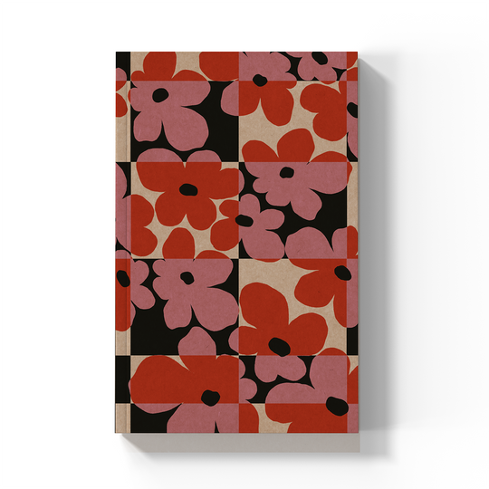 Denik - Checkered Kraft Layflat Notebook  KLC2659KL