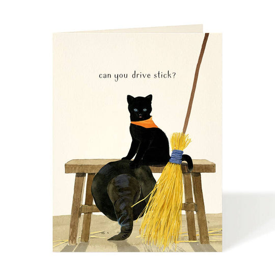Felix Doolittle - Witch Wanted - Halloween Card