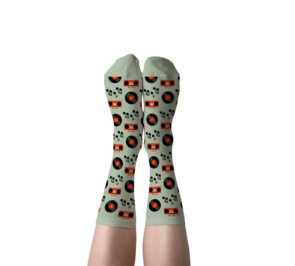 Yellow Owl Workshop - Music - Small Crew Socks - Vintage Vinyl Records Lover