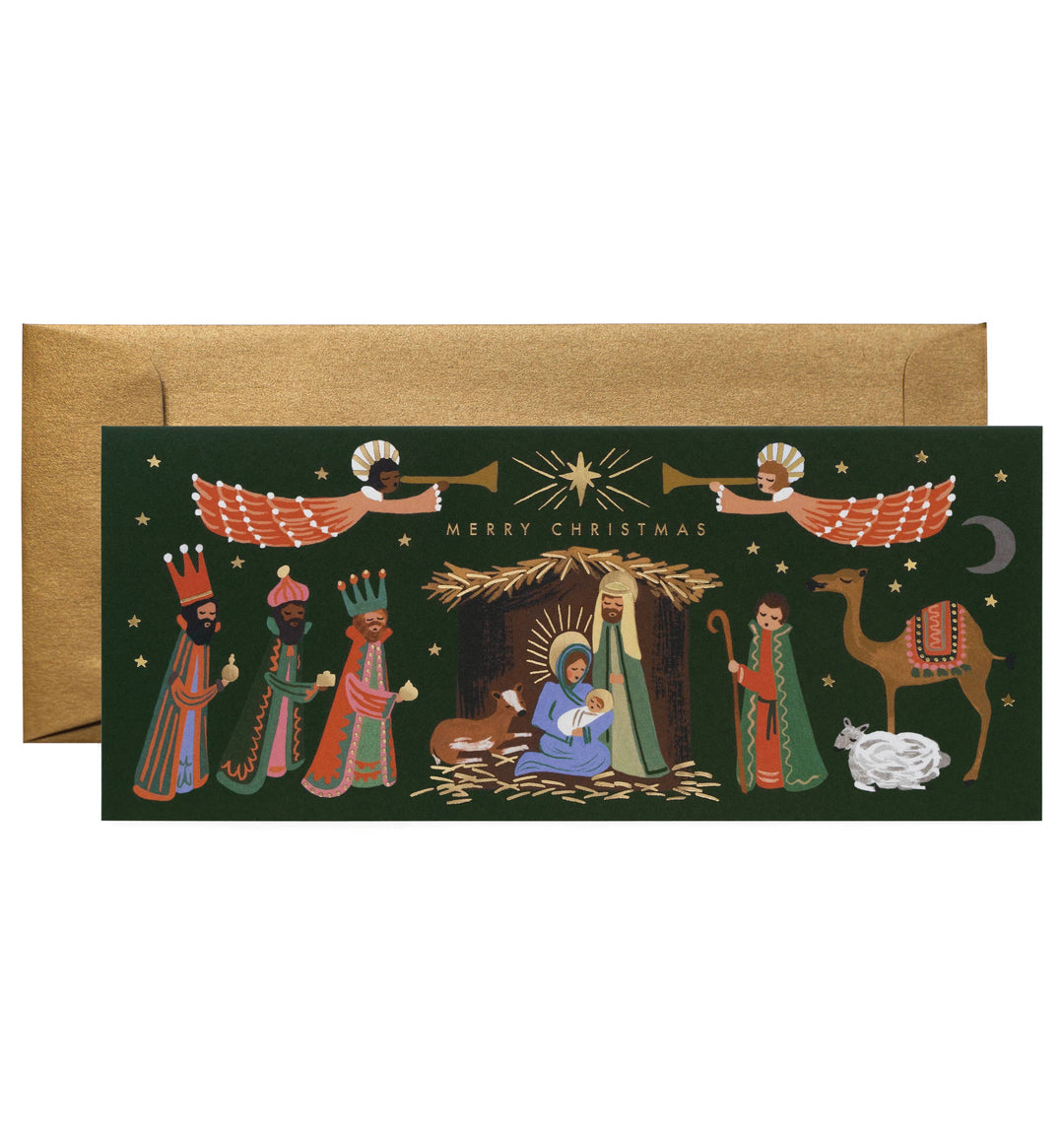Rifle Paper Co. - Boxed Set of Holiday Nativity Money Holder Card
