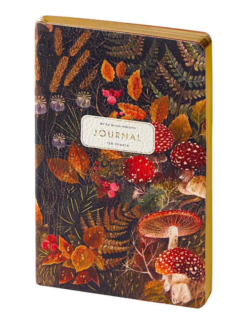 BV by Bruno Visconti - A5 Vegan Leather Daily Planner - Forest Mushrooms