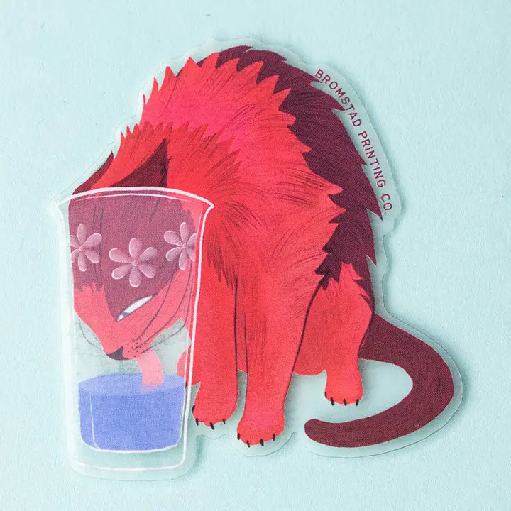 Bromstad Printing Co. - Hydrate Cat Sticker