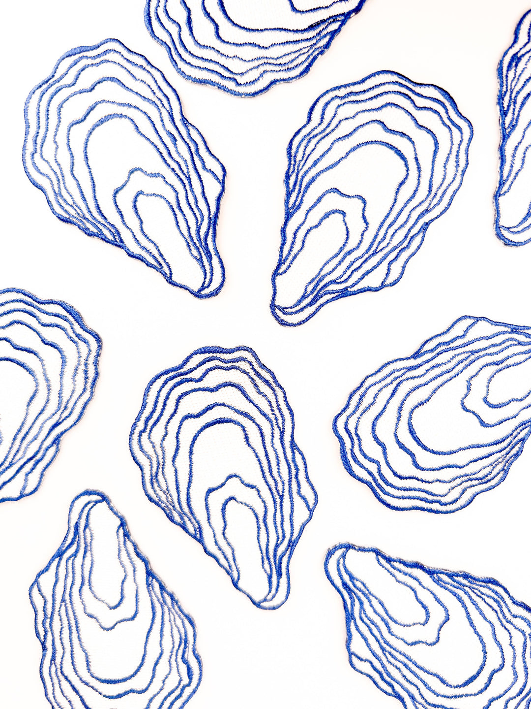 Field Trip Threads - Oyster Patch | Coastal Embroidered Iron On Patch | Nautical 