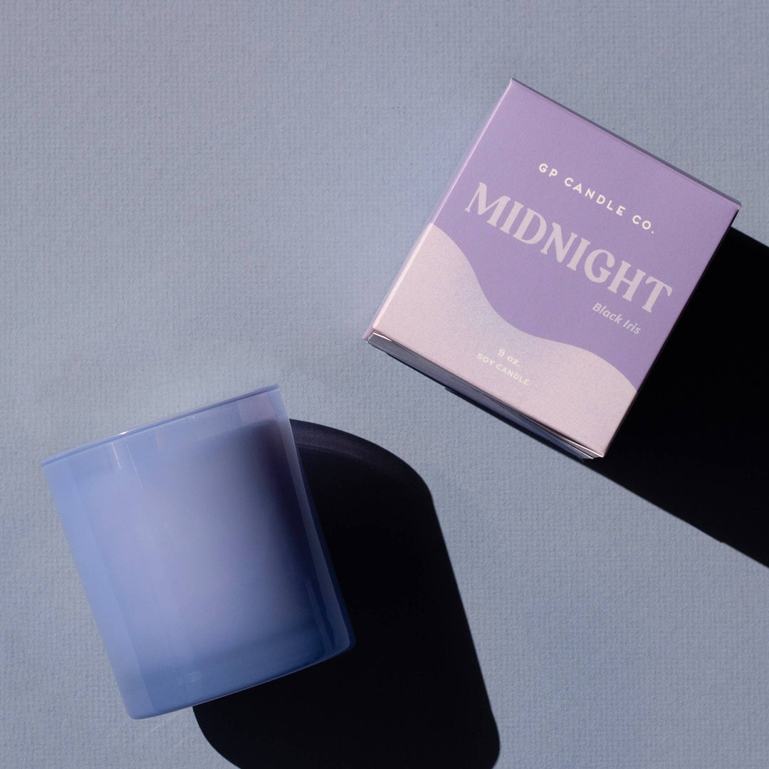 GP Candle Co. - Midnight 9 oz. Hue Candle (Black Iris)