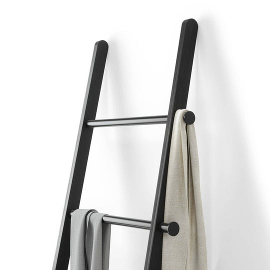 Umbra - Ladder Shelf Leana Ladder - Decorative Storage Display: Black