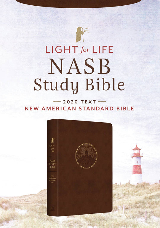 Barbour Publishing, Inc. - Light for Life NASB Study Bible (Mahogany Lighthouse)