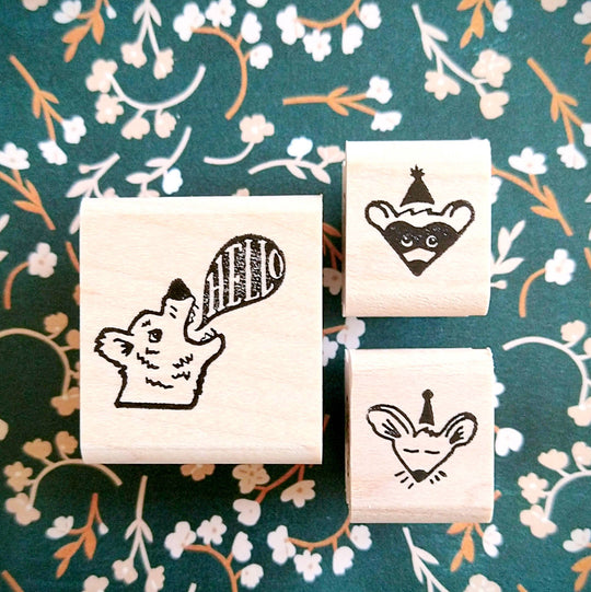 Peppercorn Paper - Hello Bear Stamp