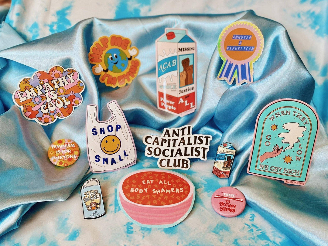The Peach Fuzz - Empathy Is Cool Sticker