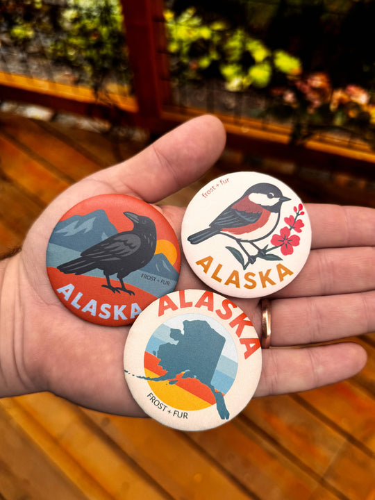Frost and Fur - Alaska Magnets: Alaska