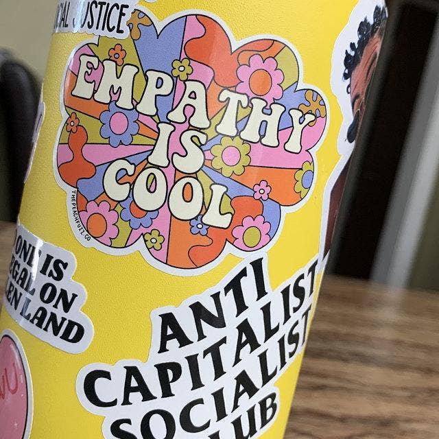 The Peach Fuzz - Empathy Is Cool Sticker