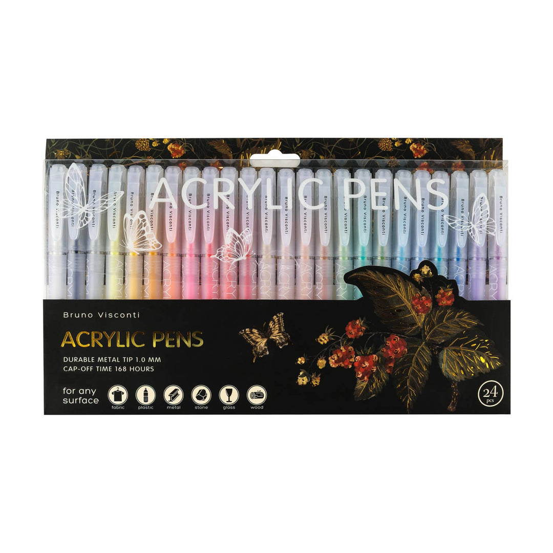 BV by Bruno Visconti - Acrylic Pens 24 colors - Lush