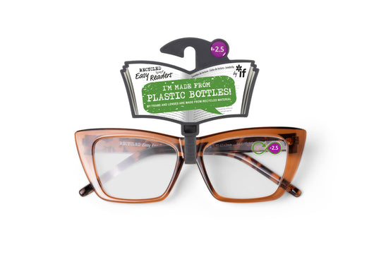 if USA - Easy Readers - Recycled: Taupe Cat +2.5