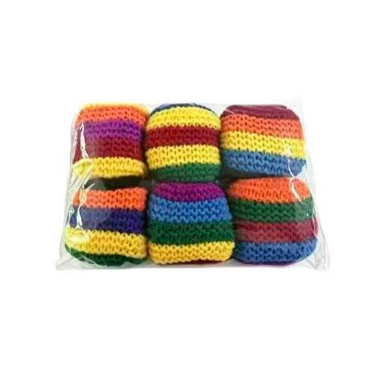 Sensibling Corp. - 6PCS - Crochet Hacky Sack Toy Balls
