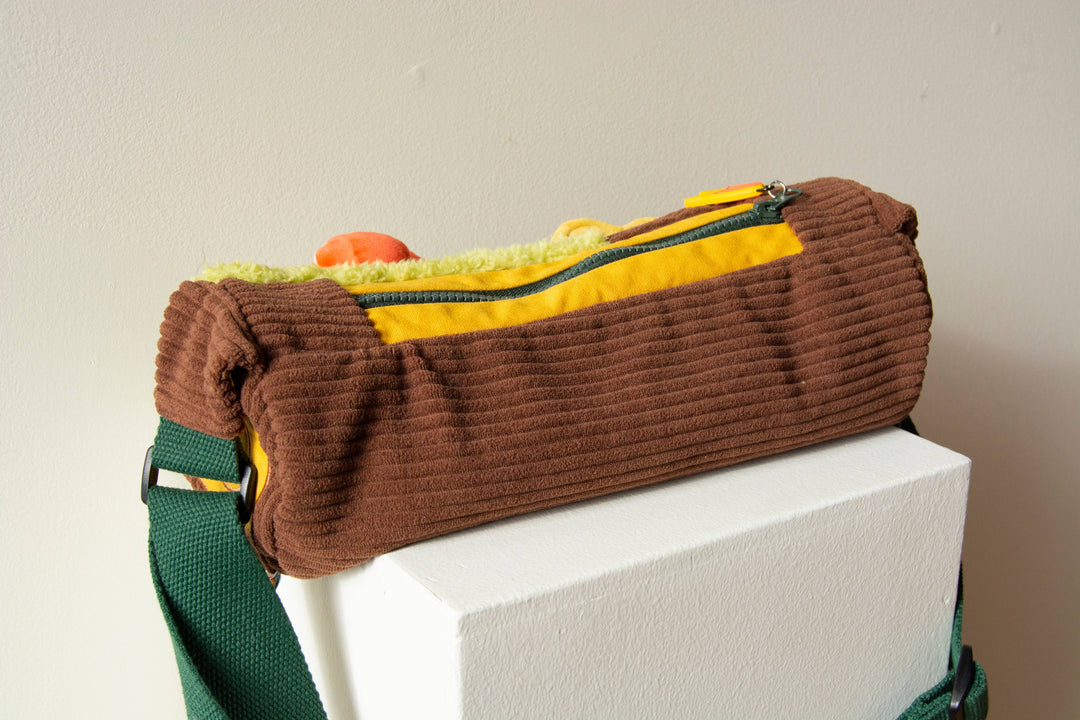 Curlworks - Corduroy Log Crossbody Bag