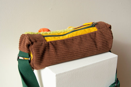 Curlworks - Corduroy Log Crossbody Bag