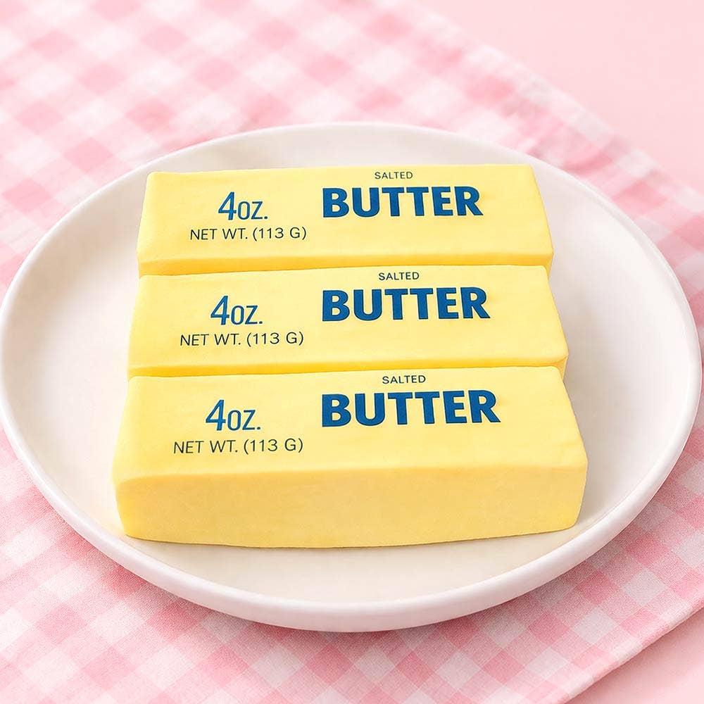 Sensibling Corp. - 12PCS - Butter Stick Shape Squeeze Stress Relief Toy