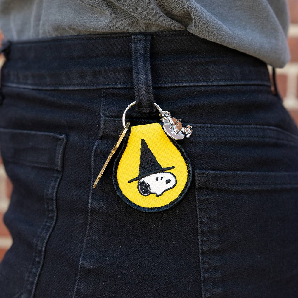 Three Potato Four - 3P4 x Peanuts® Halloween - Snoopy Witch Patch Keychain