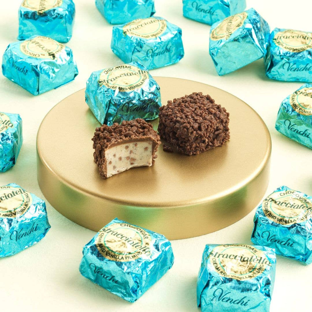 Venchi - Stracciatella Cream Filled Milk Chocolate - Italian Gourmet