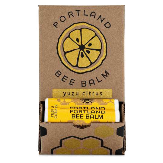 Portland Bee Balm - Yuzu Organic Citrus Beeswax Lip Balm: 24-Count Display