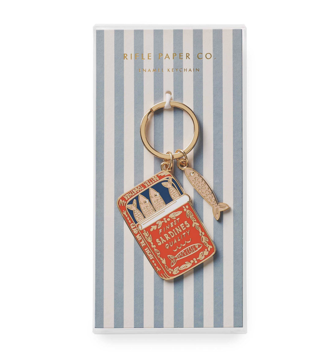 Rifle Paper Co. - Sardines Enamel Keychain