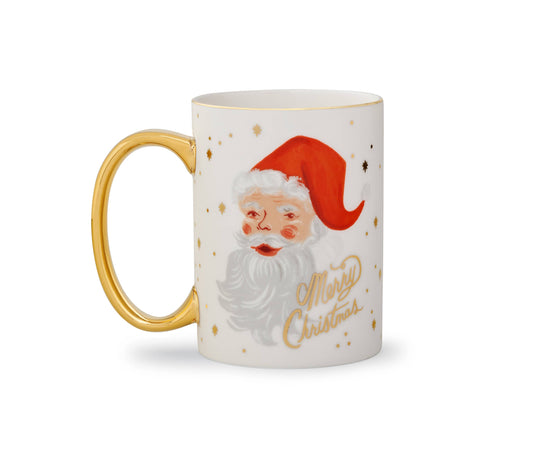 Rifle Paper Co. - Winking Santa Claus Porcelain Mug