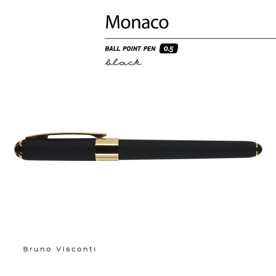 BV by Bruno Visconti - Monaco Collection Black Ballpoint Pen